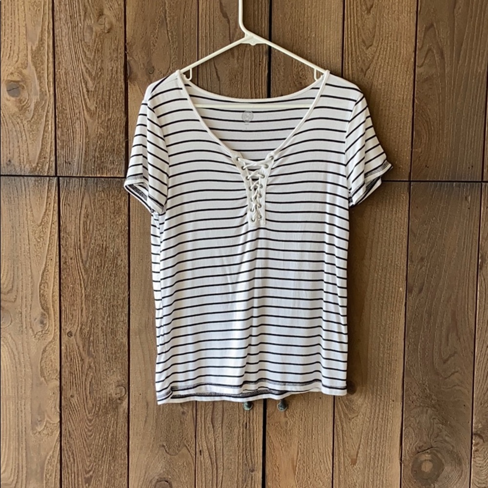 Striped Casual Blouse